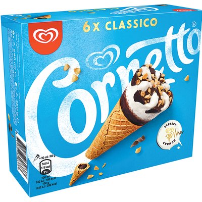 Image of CORNETTO CLASSICO VANÍLIA ÍZŰ JÉGKRÉM MULTIPACK