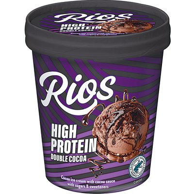 Image of RIOS HIGH PROTEIN DOUBLE COCOA JÉGKRÉM