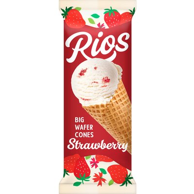 Image of RIOS MASCARPONE-EPER ÍZŰ TÖLCSÉRES JÉGKRÉM