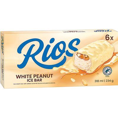 RIOS FÖLDIMOGYORÓ-FEHÉR CSOKOLÁDÉ ÍZŰ JÉGKRÉMSZELET termékképe