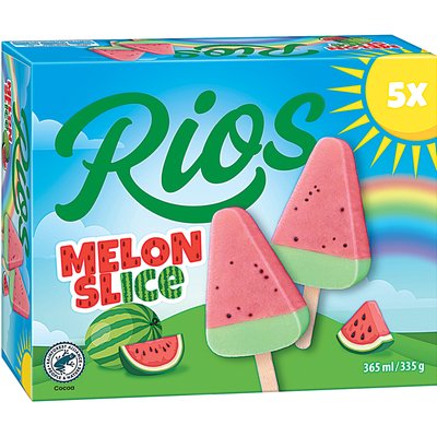 RIOS GÖRÖGDINNYE ÍZŰ JÉGKRÉM MULTIPACK termékképe