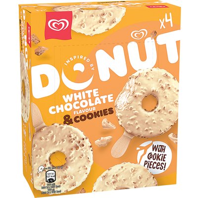 Image of DONUT FEHÉR CSOKOLÁDÉ ÍZŰ JÉGKRÉM