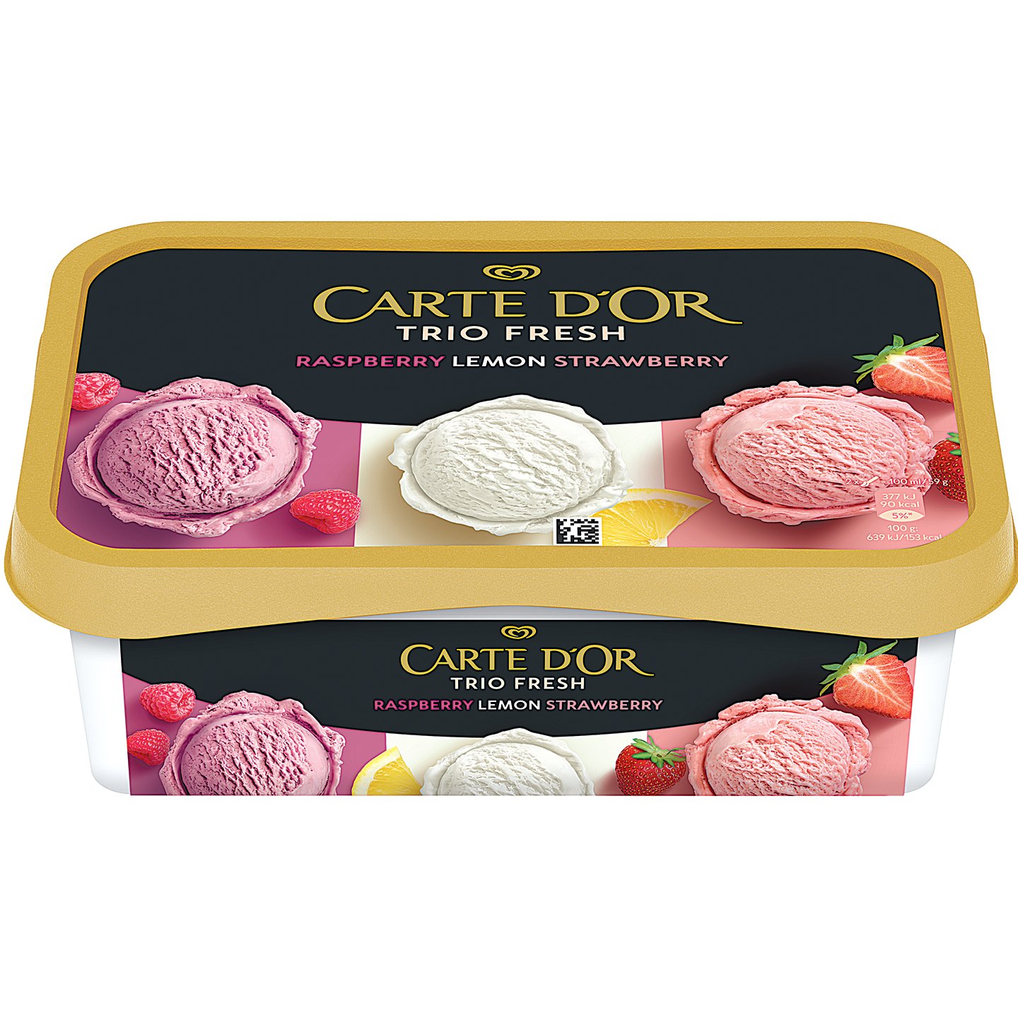 Carte Dor Fresh Málna-citrom-eper ízű Jégkrém