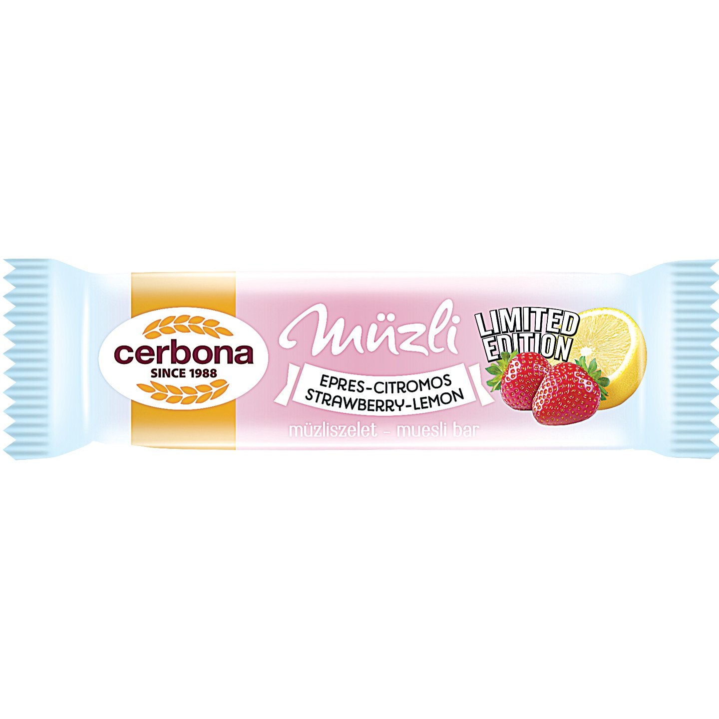 Cerbona Epres-citromos Müzliszelet