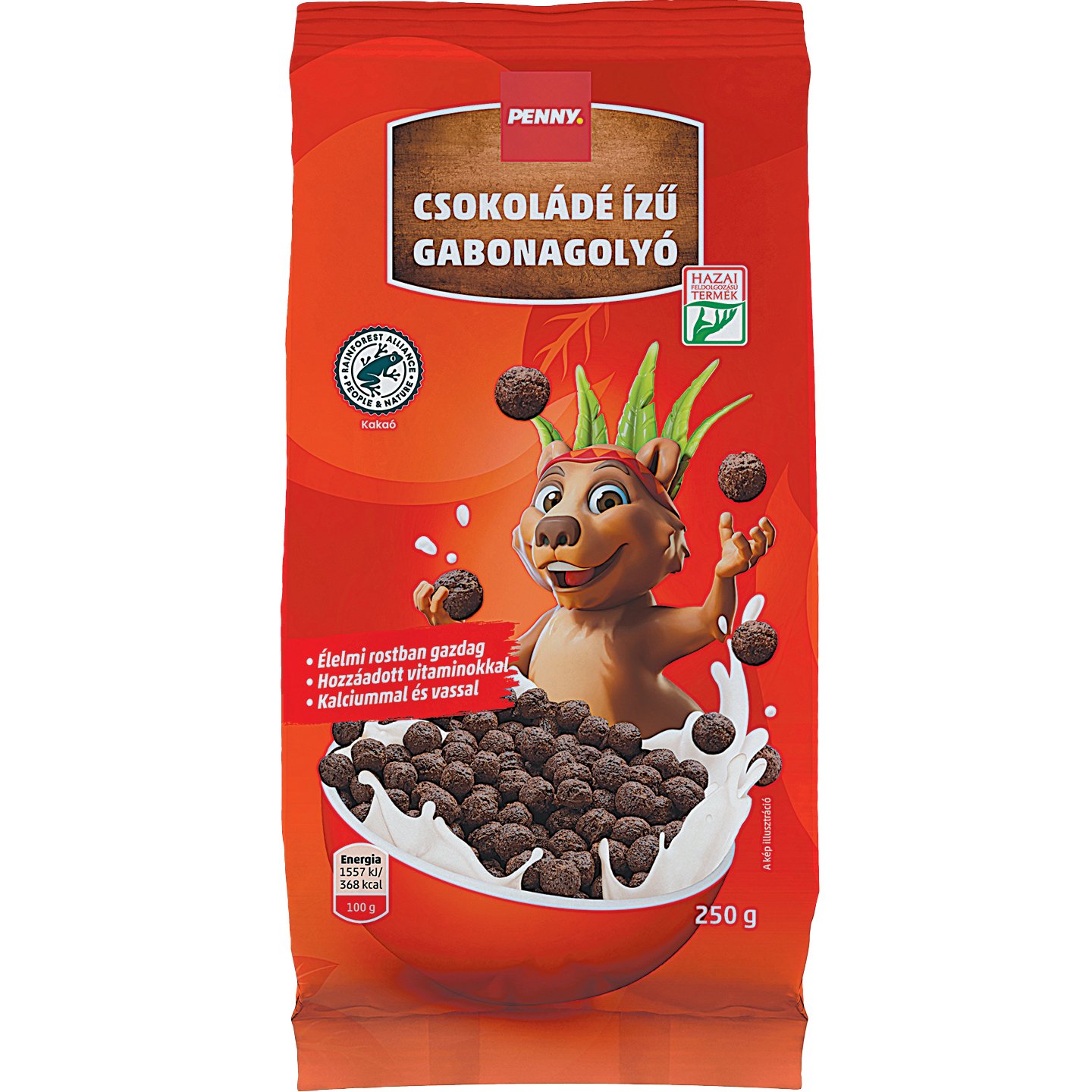 Penny Csokoládé ízű Gabonagolyó