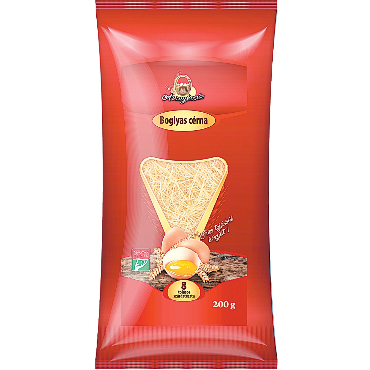 Aranykosár Boglyas Cérna Tészta