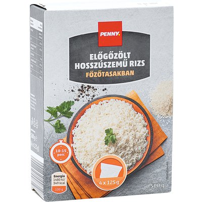 PENNY HOSSZÚSZEMŰ ELŐGŐZÖLT RIZS termékképe