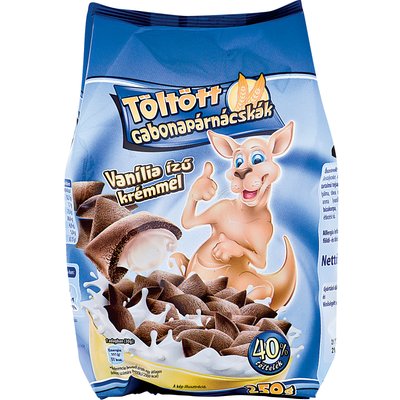 VANÍLIÁS KRÉMMEL TÖLTÖTT GABONAPÁRNÁCSKA termékképe