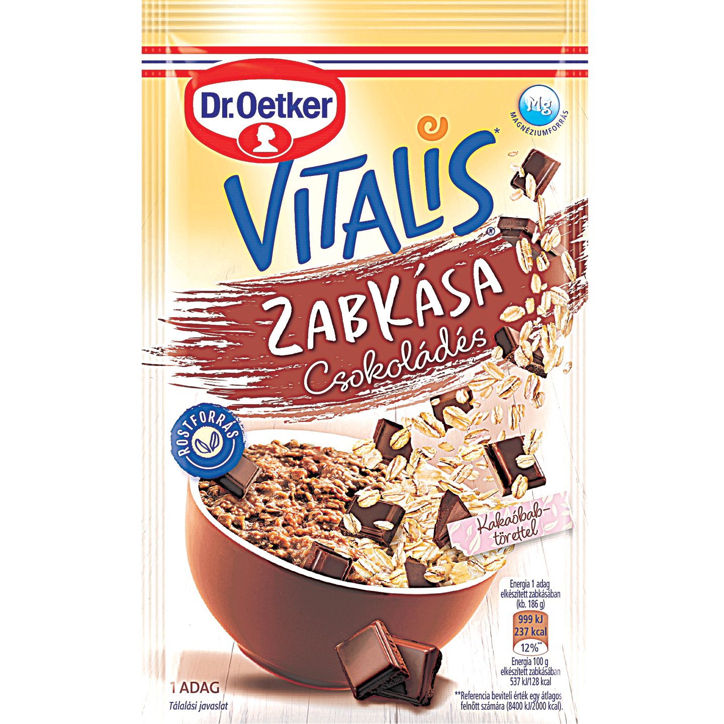 Dr. Oetker Csokoládés Vitalis Zabkása