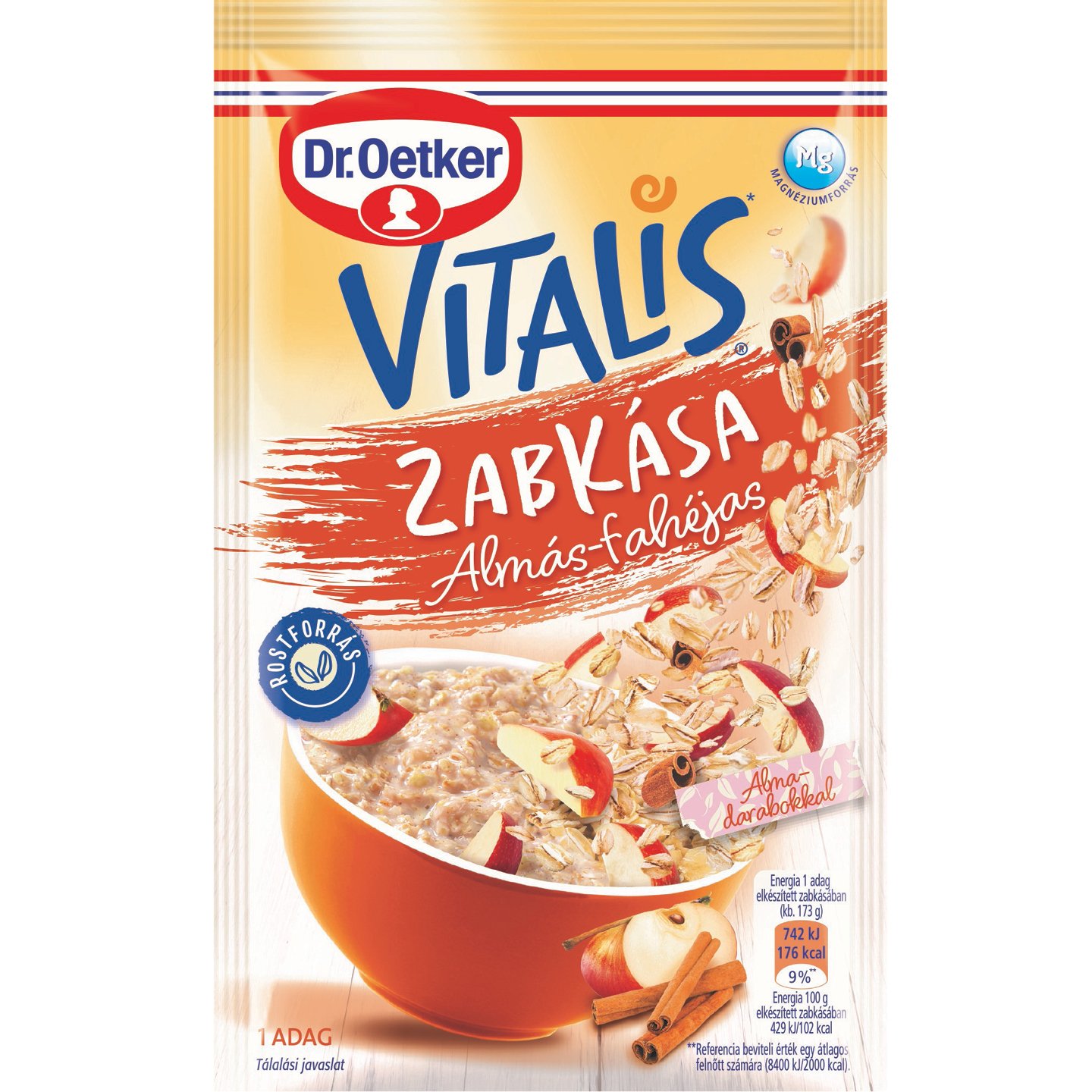 Dr. Oetker Almás-fahéjas Vitalis Zabkása