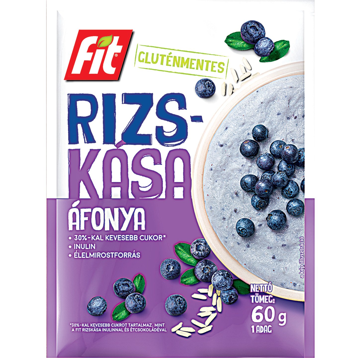 Fit áfonyás Rizskása