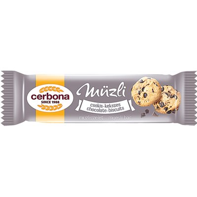 CERBONA KEKSZES-CSOKOLÁDÉS MÜZLISZELET termékképe