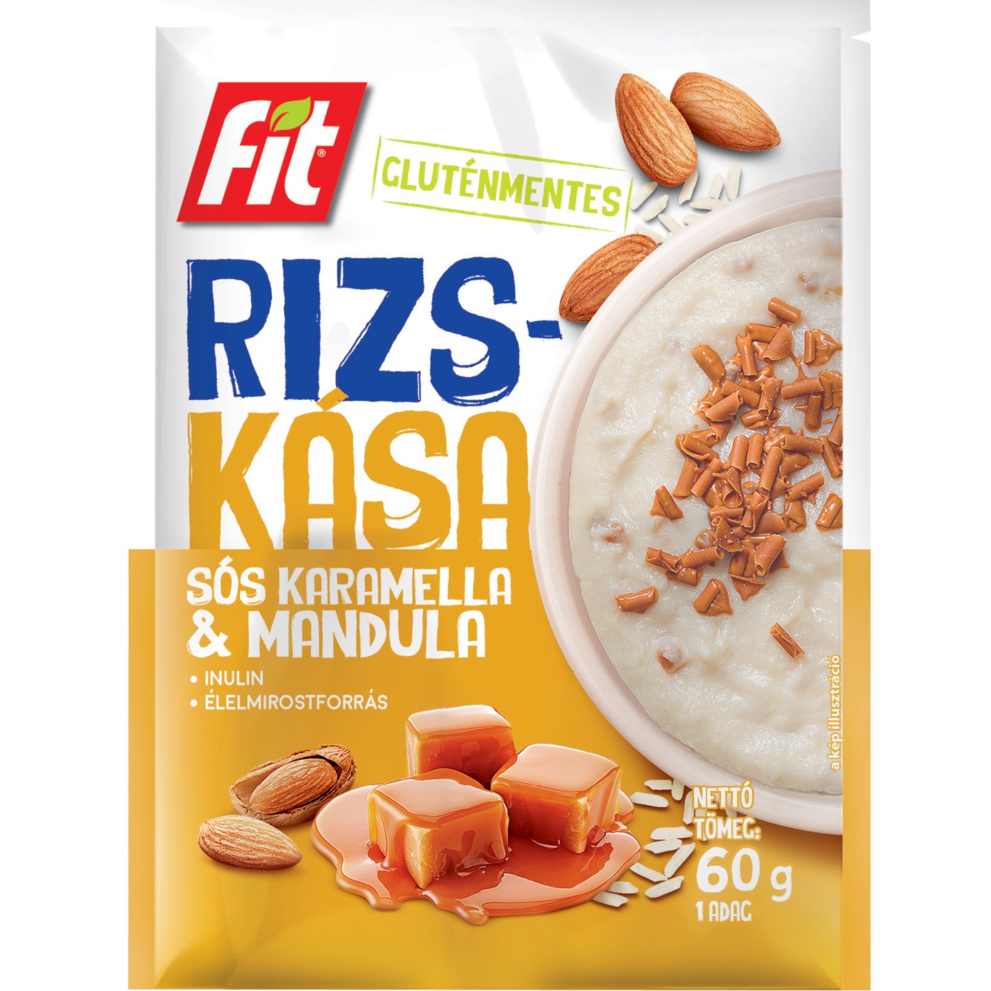Fit Sós Karamellás-mandulás Rizskása