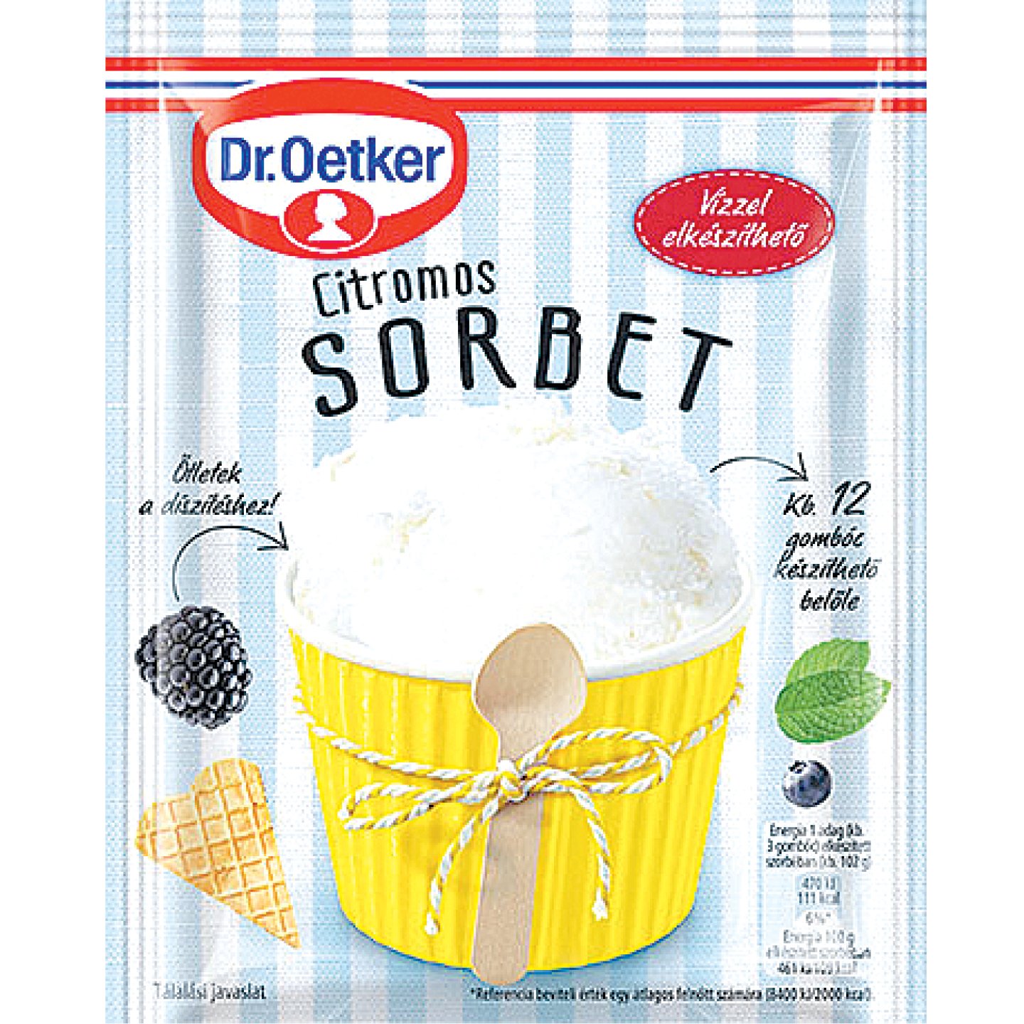 Dr.oetker Szorbé Citromos Fagylaltpor