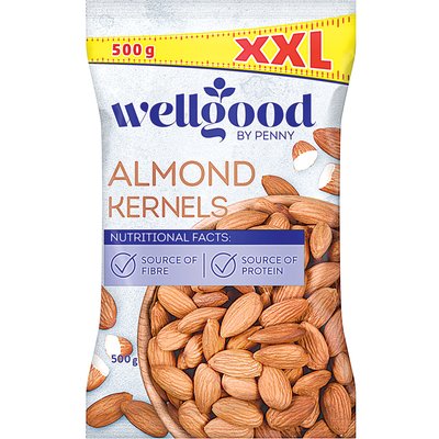 WELLGOOD NATÚR MANDULA XXL 500G termékképe