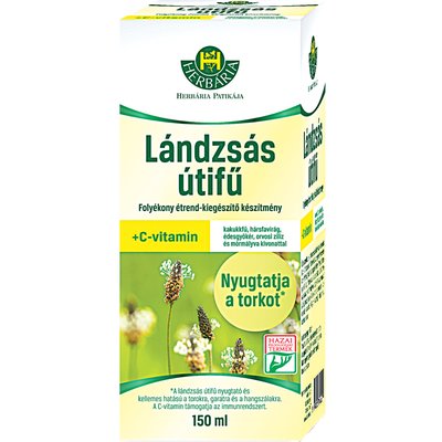 HERBÁRIA LÁNDZSÁS ÚTIFŰ SZIRUP termékképe
