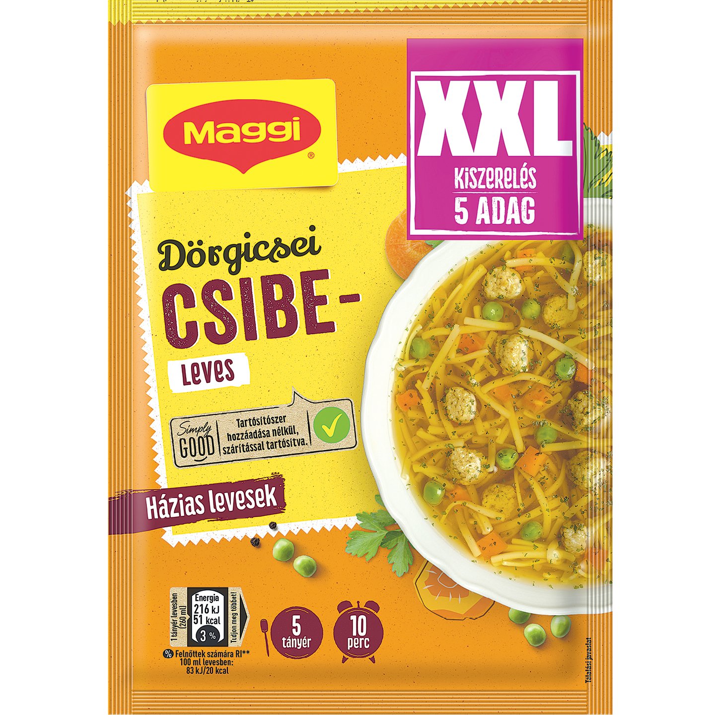Maggi Xxl Dörgicsei Csibeleves