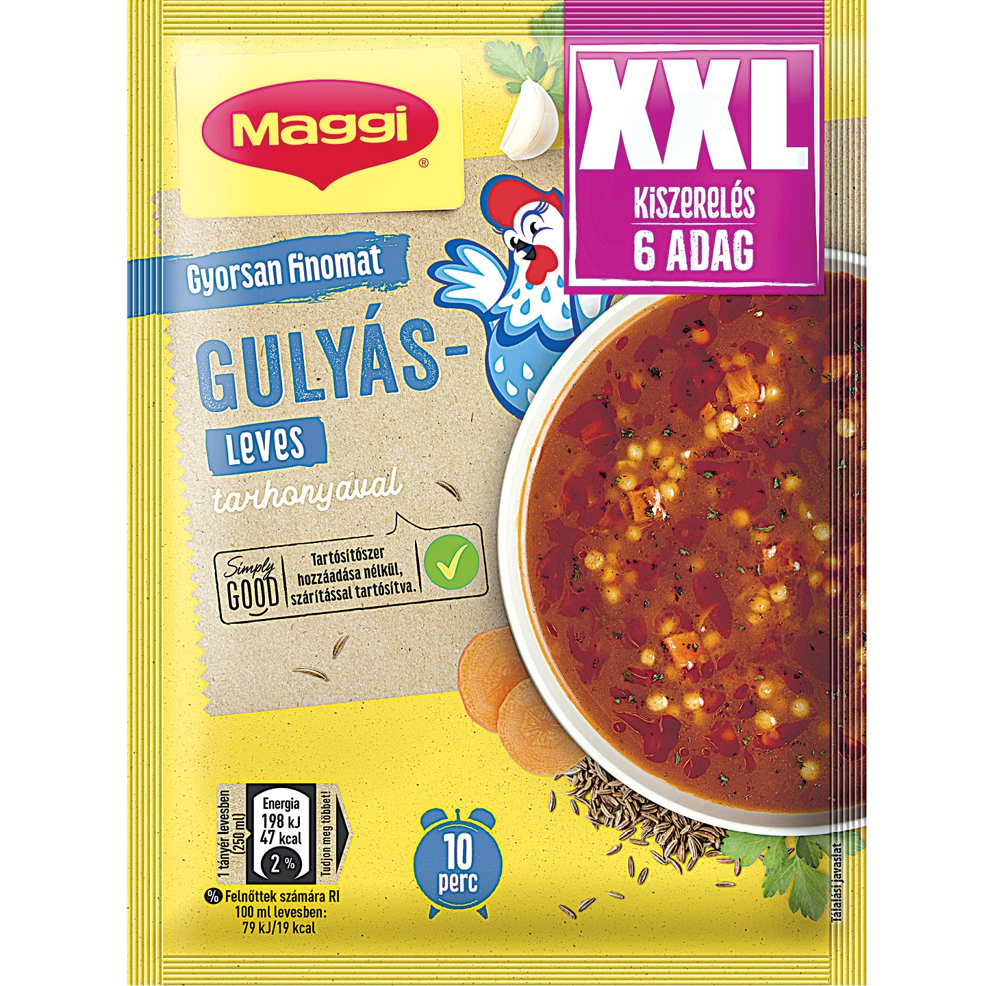 Maggi Xxl Gulyásleves Tarhonyával