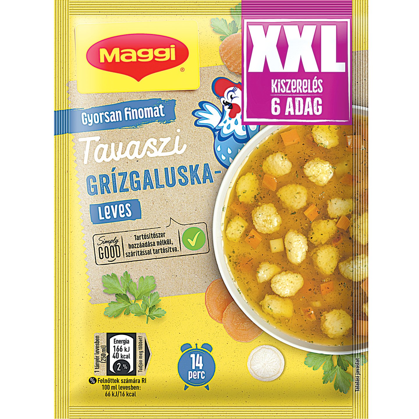 Maggi Xxl Tavaszi Grízgaluska Leves