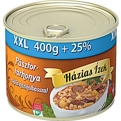 HÁZIAS ÍZEK XXL PÁSZTORTARHONYA CSÍPŐS KOLBÁSSZAL termékképe