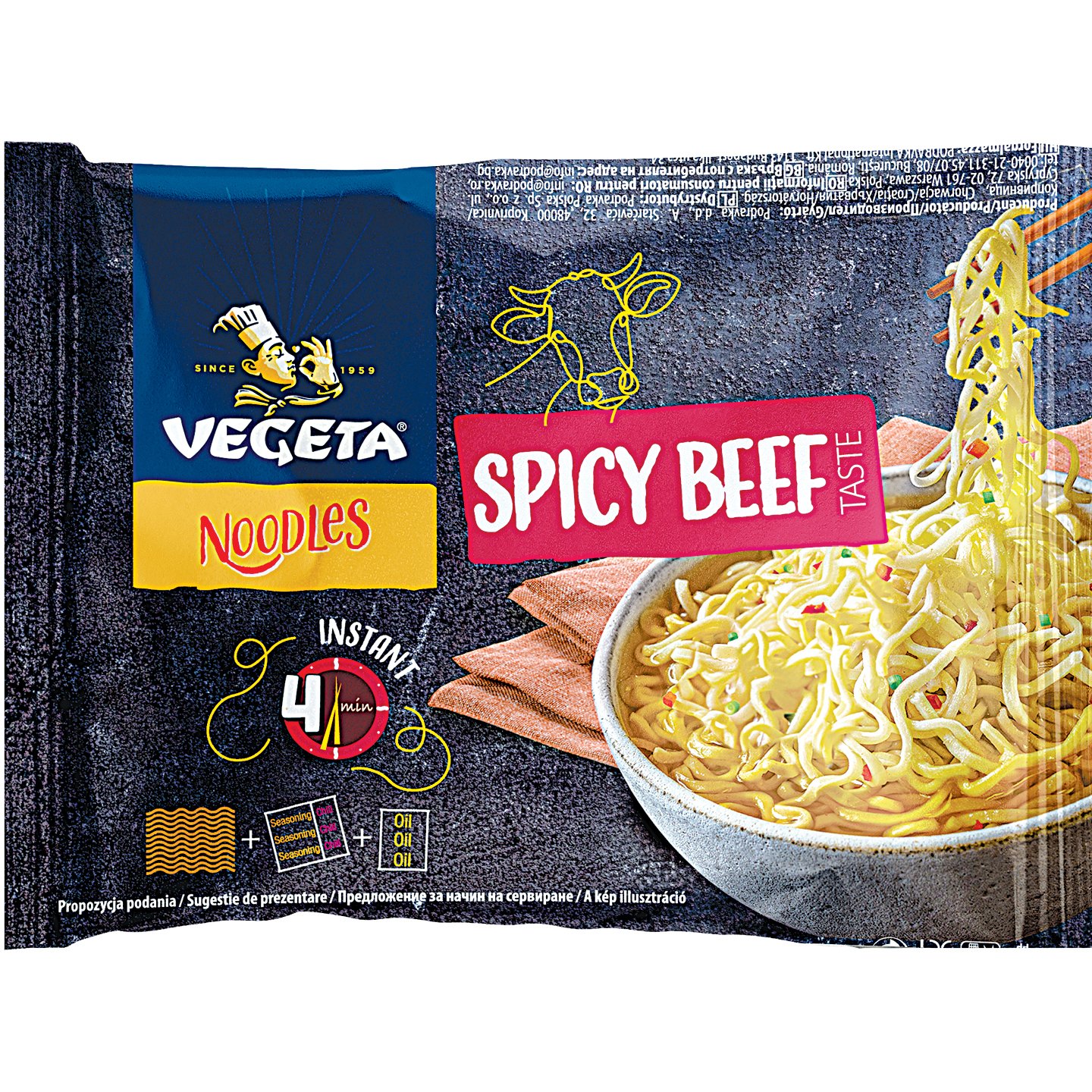Vegeta Marhahús ízű Instant Tésztaleves