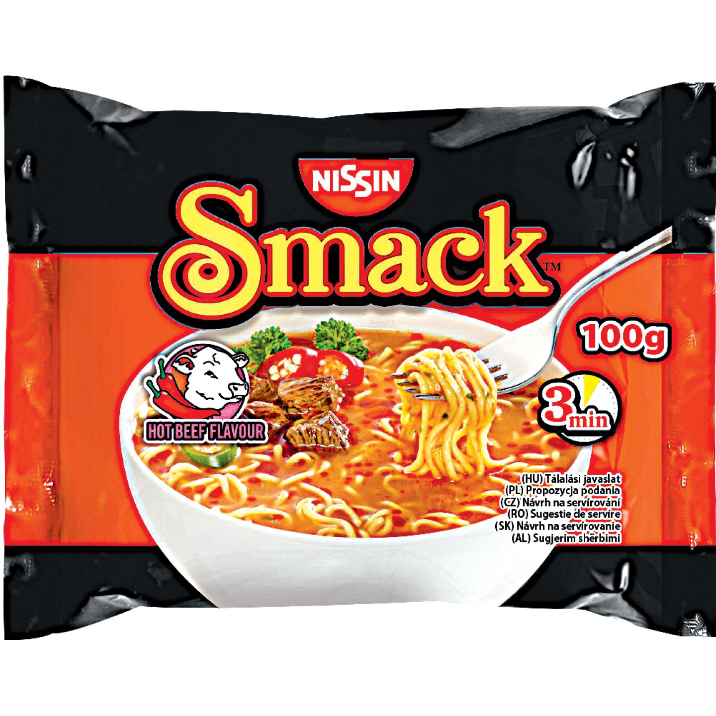 Nissin Smack Csípős Marha Leves