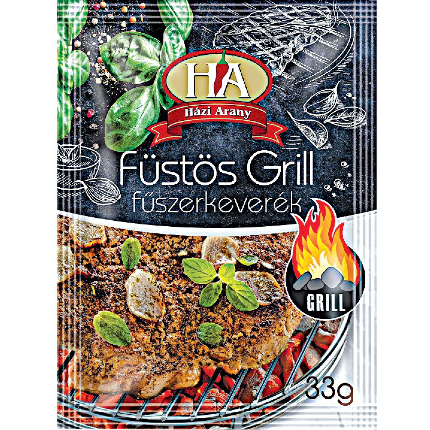 Házi Arany Füstös Grill Fűszerkeverék