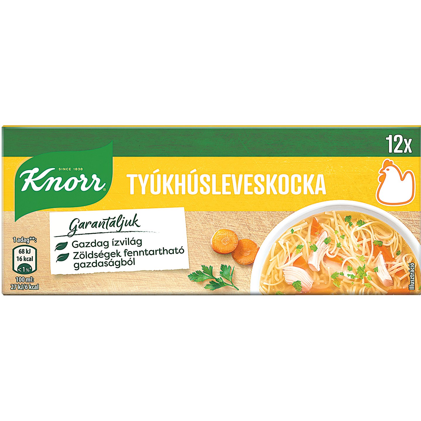 Knorr Tyúkhúsleveskocka