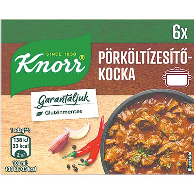 KNORR PÖRKÖLTÍZESÍTŐ KOCKA termékképe