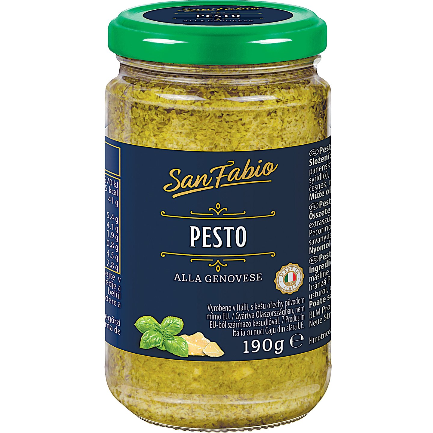 San Fabio Genovai Pesto Szósz