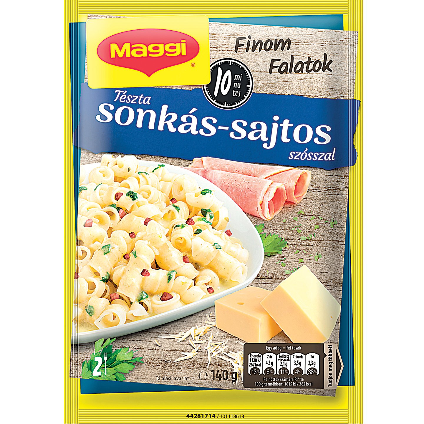 Maggi Tészta Sonkás-sajt Szósszal