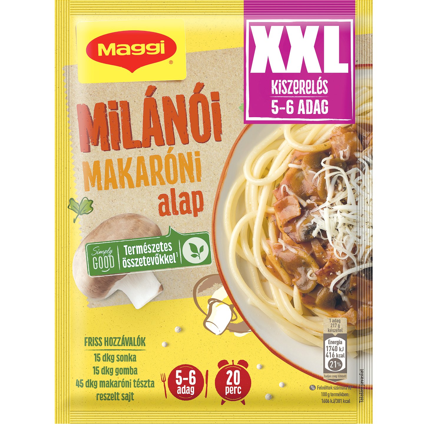 Maggi Xxl Milánói Makaróni Alap