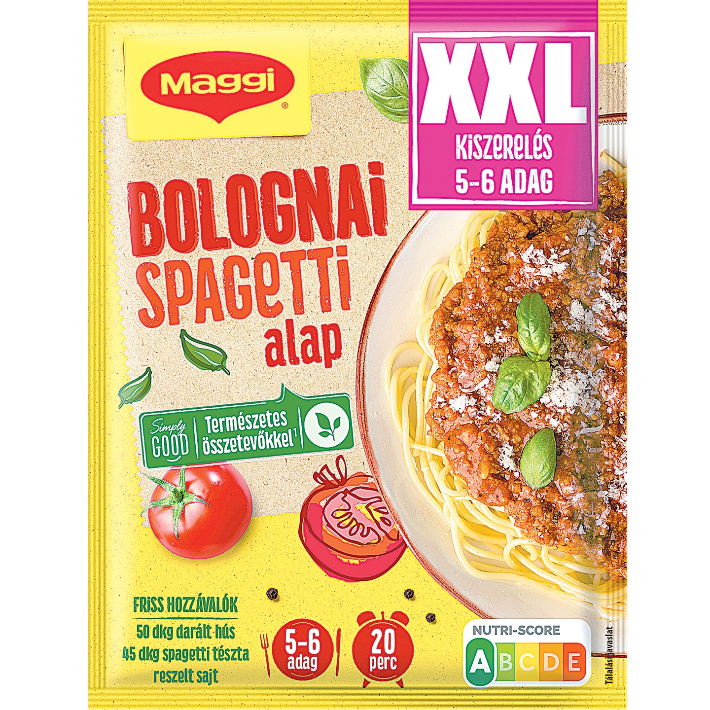 Maggi Xxl Bolognai Spagetti Alap