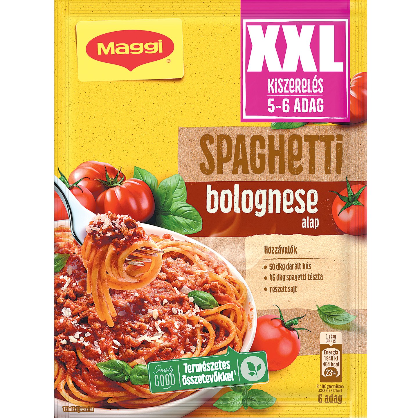 Maggi Xxl Bolognai Spagetti Alap
