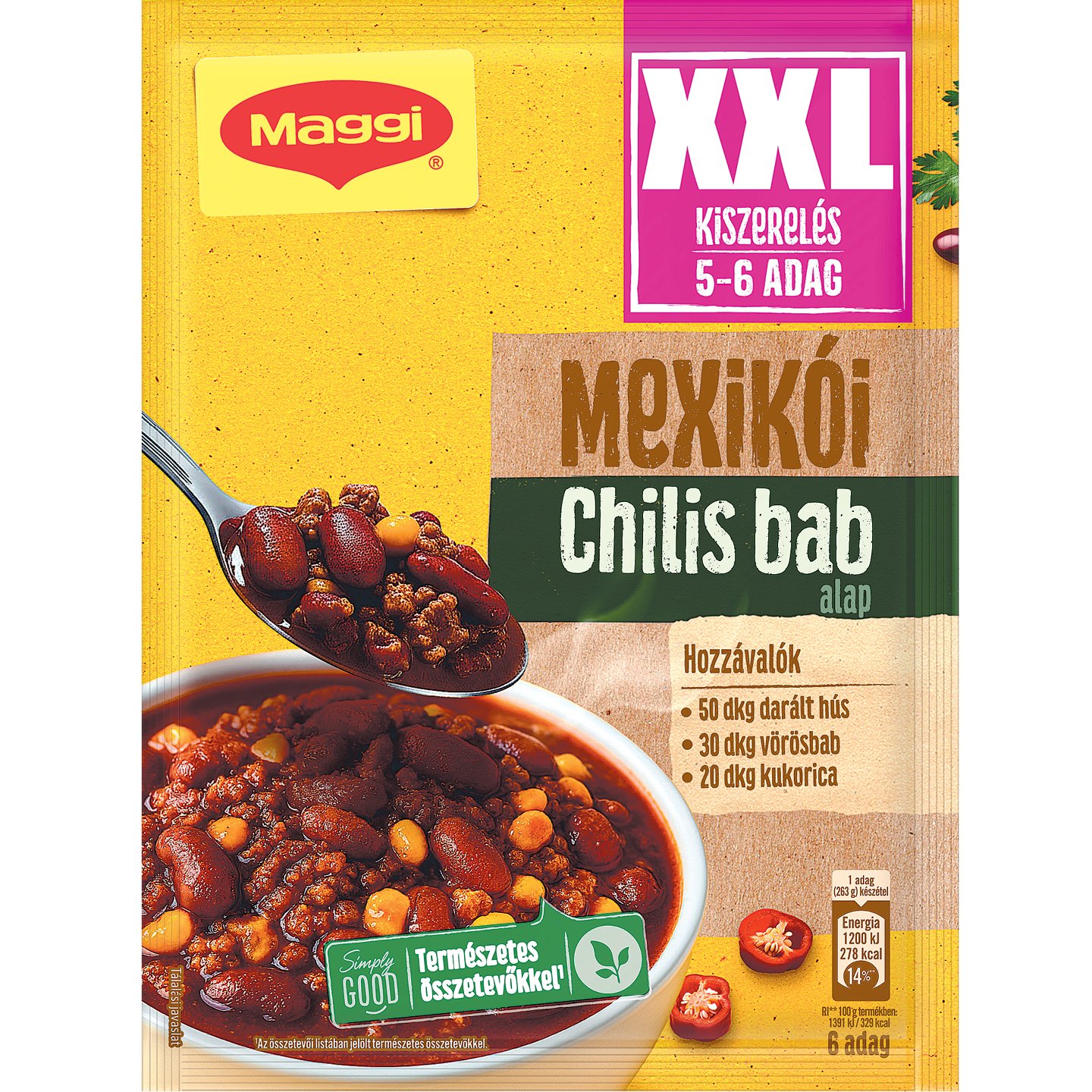 Maggi Xxl Mexikói Chilis Bab Alap