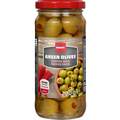 PENNY PAPRIKÁVAL TÖLTÖTT OLÍVABOGYÓ termékképe