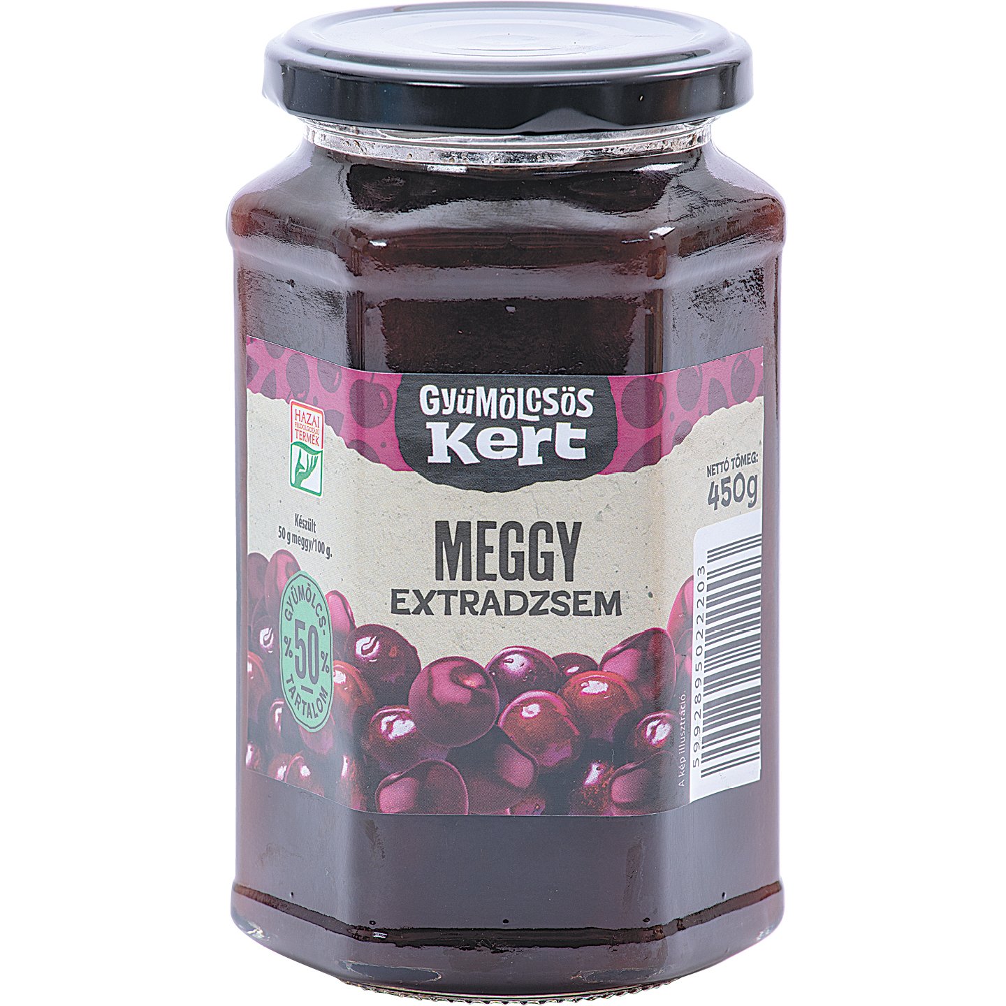 Gyümölcsöskert Meggy ízű Extradzsem