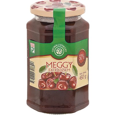 GYÜMÖLCSÖSKERT MEGGY ÍZŰ EXTRADZSEM termékképe