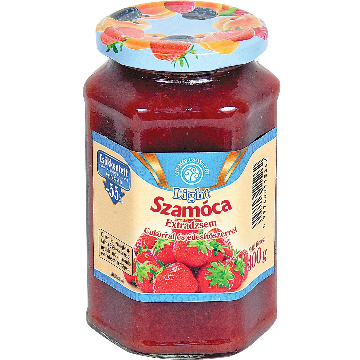 Gyümölcsöskert Light Szamócás Extradzsem