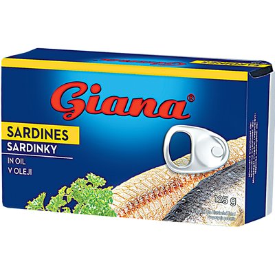 GIANA SZARDÍNIA OLAJBAN 90G/125G termékképe