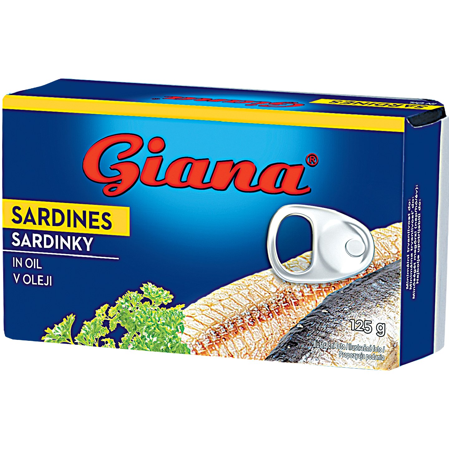 Giana Szardínia Olajban