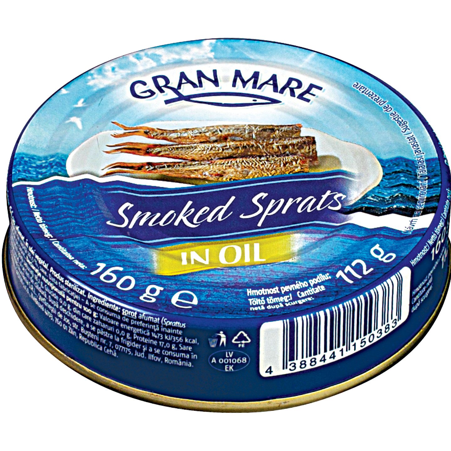 Gran Mare Füstölt Sprotni