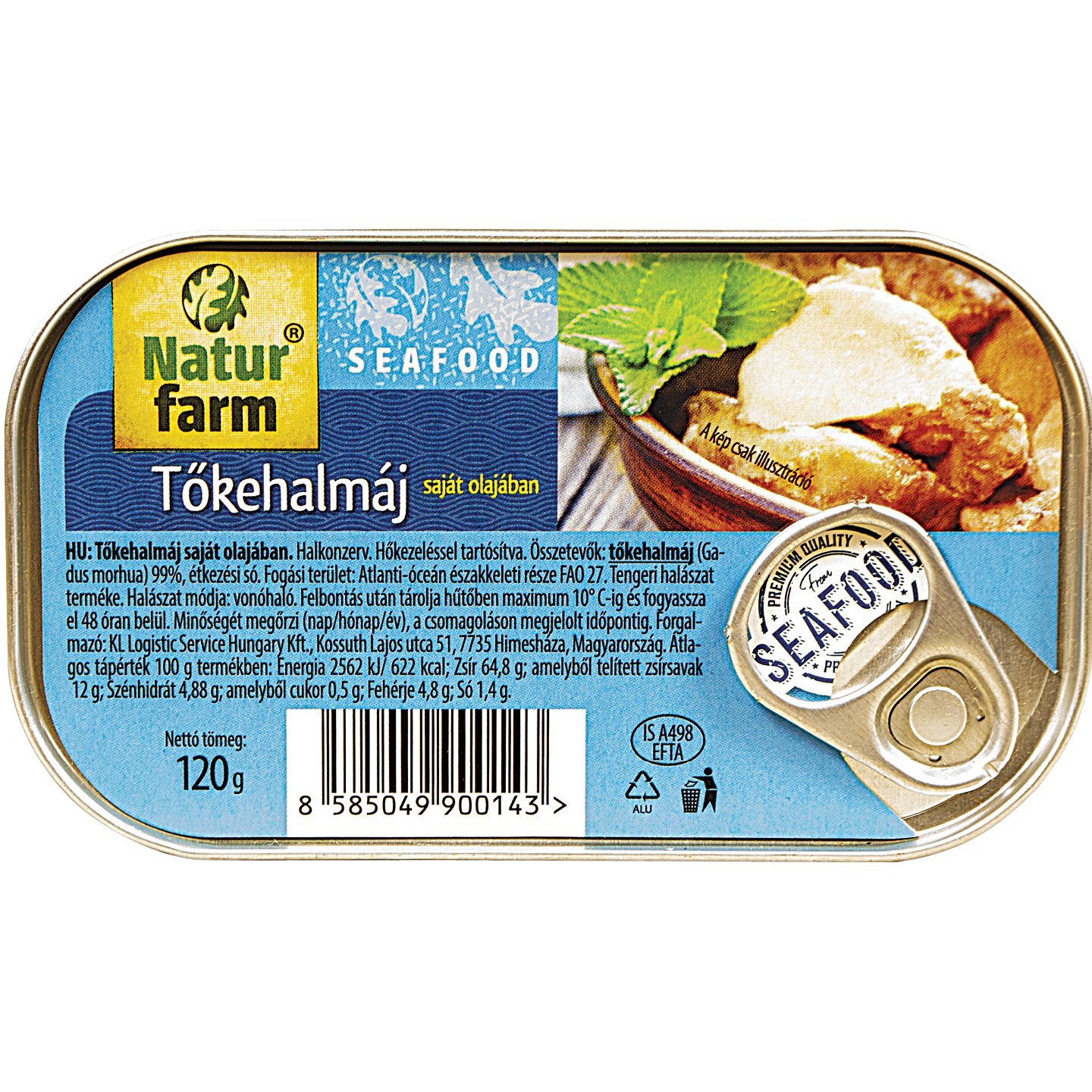 Natur Farm Natúr Tőkehalmáj