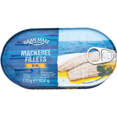 GRAN MARE MAKRÉLAFILÉ OLAJBAN termékképe