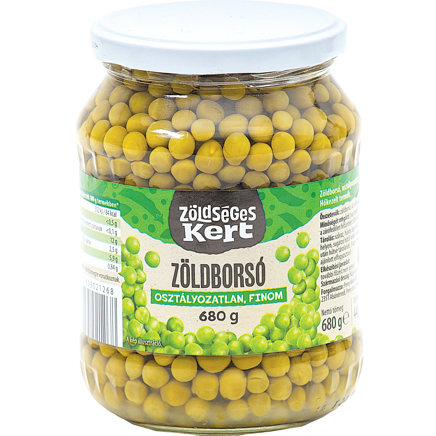 Zöldségeskert Zöldborsó