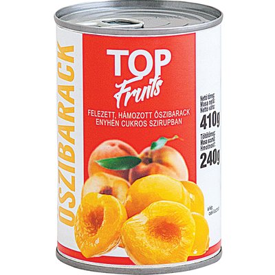TOP FRUITS ŐSZIBARACK KONZERV termékképe