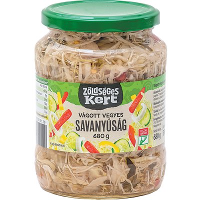 ZÖLDSÉGESKERT VÁGOTT VEGYES SAVANYÚSÁG termékképe