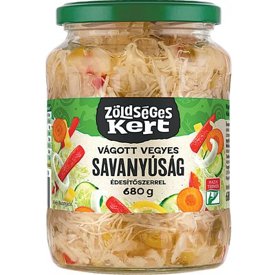 ZÖLDSÉGESKERT VÁGOTT VEGYES SAVANYÚSÁG termékképe