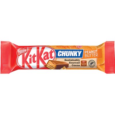 KITKAT CHUNKY CSOKOLÁDÉ FÖLDIMOGYORÓS KRÉMMEL termékképe