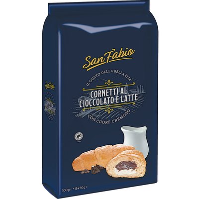 SAN FABIO CROISSANT TEJES-CSOKOLÁDÉS TÖLTELÉKKEL termékképe